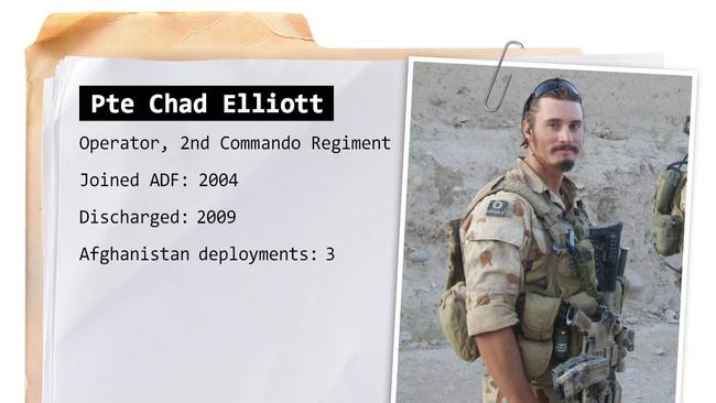 Commando Private Chad Elliott.