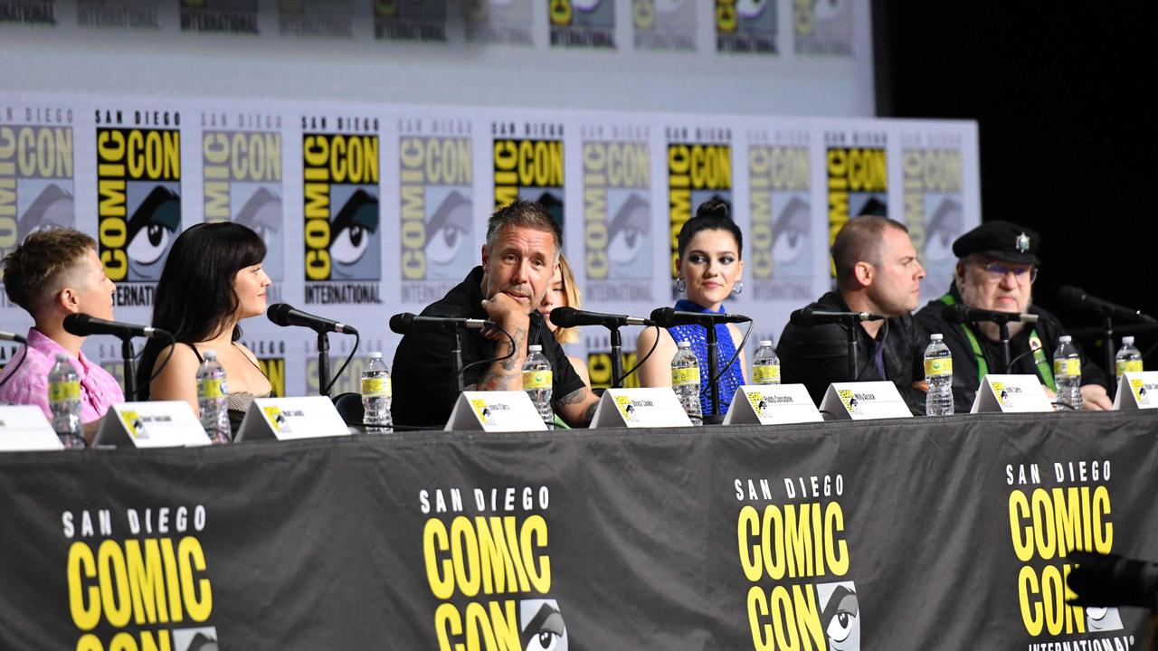 The cast of House of the Dragon hosted a panel discussion at Comic-Con. Picture: Chris Delmas / AFP