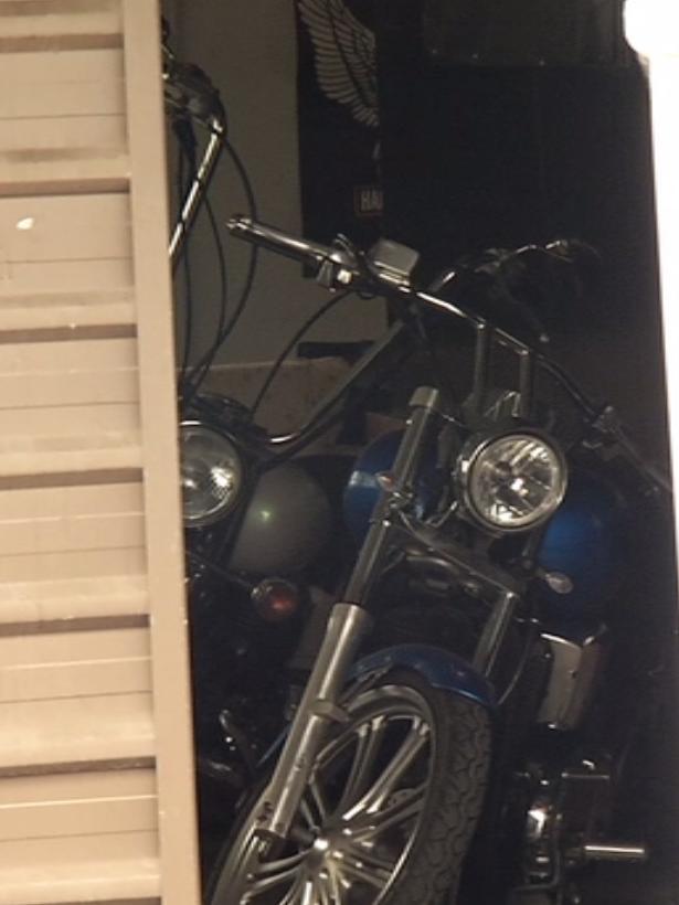 A bike at raid scene.