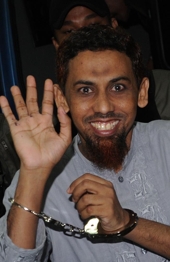 Umar Patek pictured in April, 2012 at the Jakarta court during his trial. Picture: AFP / Romeo Gacad