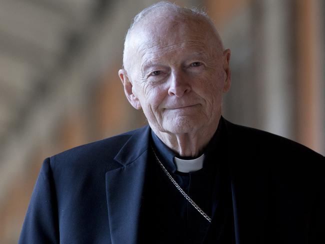 Cardinal Theodore Edgar McCarrick poses during an interview with the Associated Press, in Rome. Vatican officials have found him guilty of soliciting for sex. Picture: AP Photo