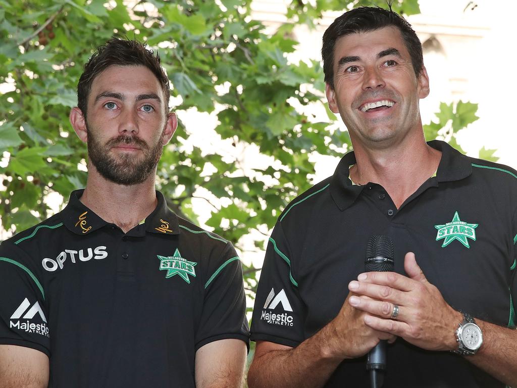 Maxwell has credited former Melbourne Stars head coach Stephen Fleming with helping him mature as a player and person. Picture: Getty