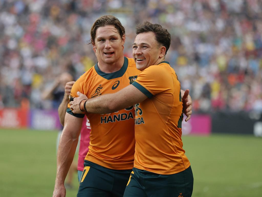 Michael Hooper and Australia finished fourth in Hong Kong. Picture: Mike Lee - KLC fotos for World Rugby