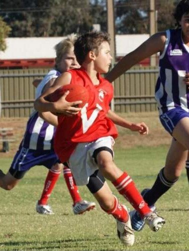 Connor Rozee in action for South Augusta. Picture: Supplied