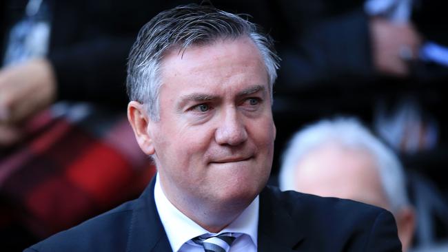 Eddie McGuire said he was fired up ahead of his clash with Jones. Picture: Mark Stewart