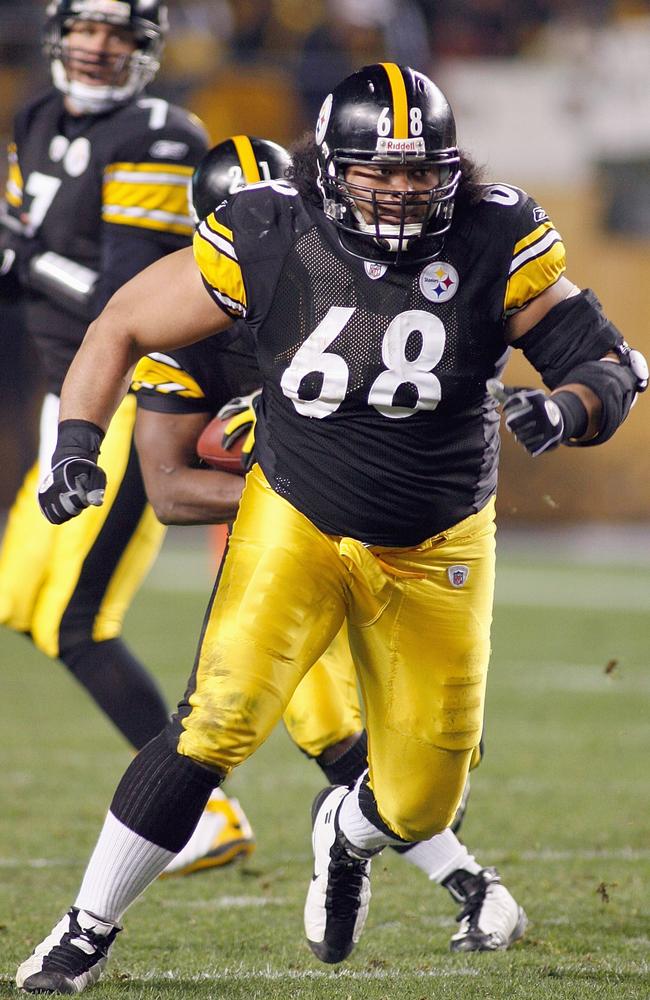 Chris Kemoeatu won two Super Bowl rings with Pittsburgh.
