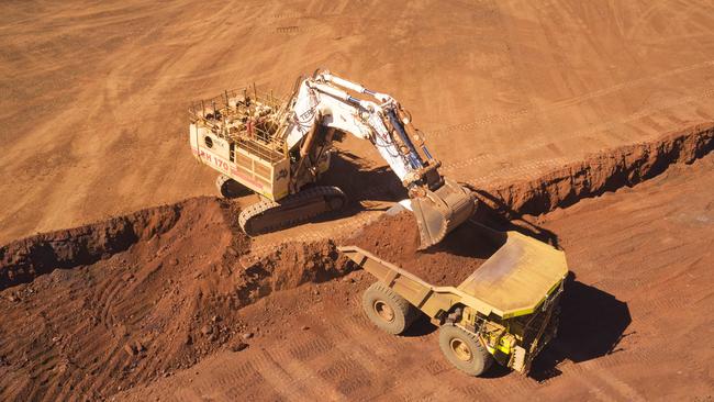 The Cloudbreak iron ore mine located in the Pilbara region of Western Australia.