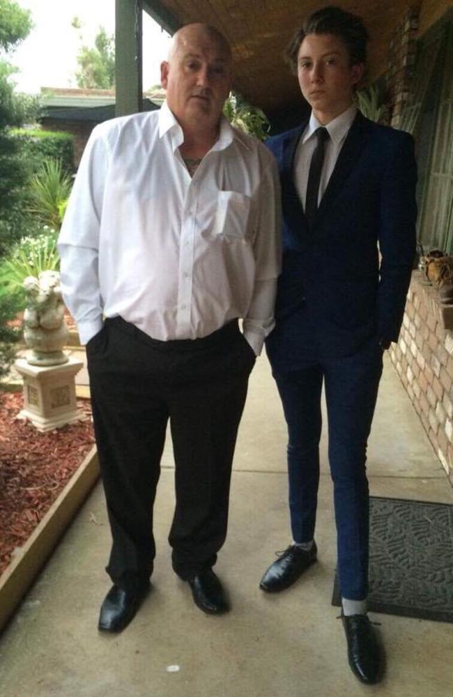 Greg Mitchem with his son Harley Mitchem.