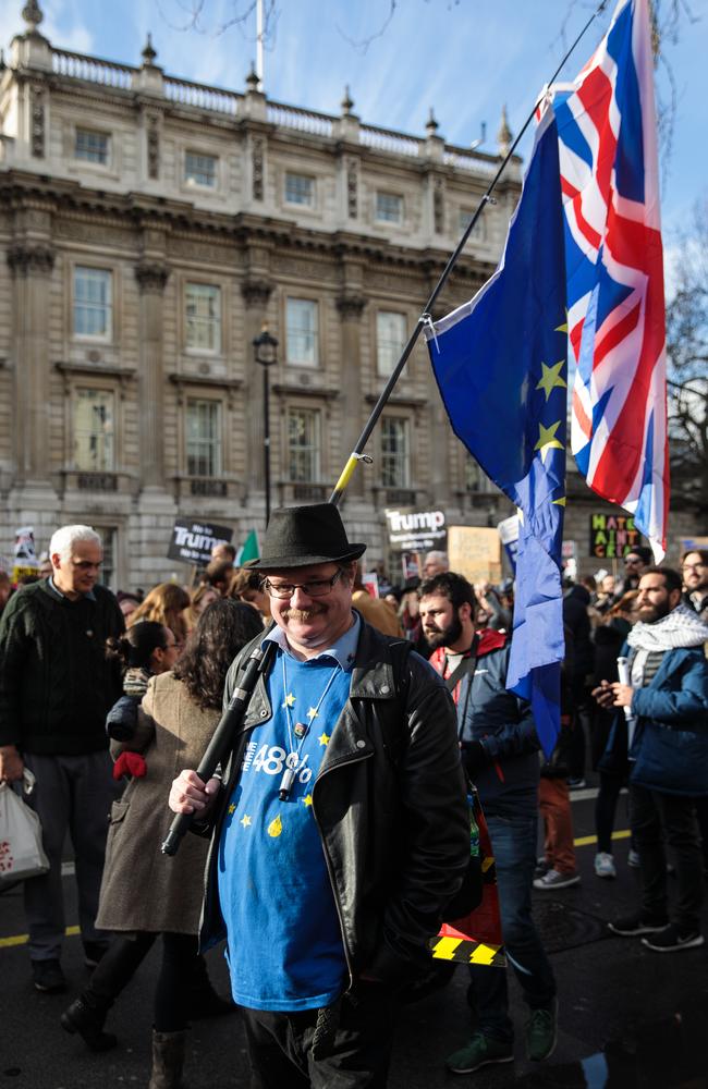 Protesters have demanded the offer of a state visit be withdrawn. Picture: Jack Taylor/Getty Images