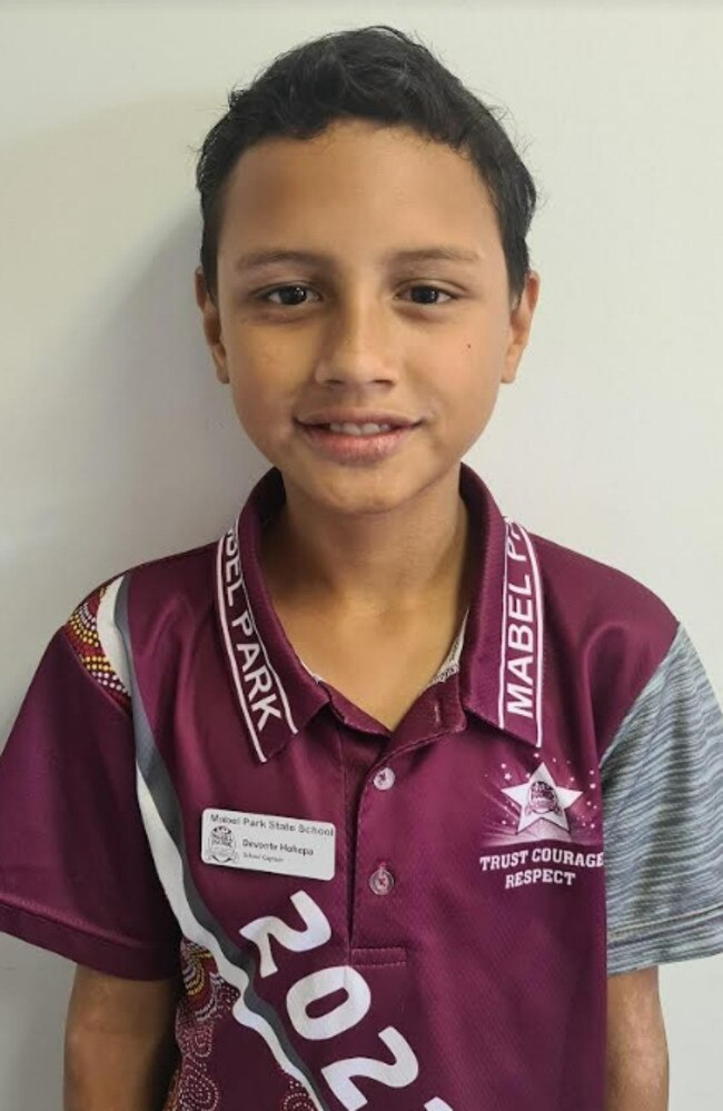 Devonte Hohepa, Mabel Park State School Captain, Picture Contributed