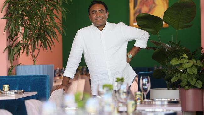 Famed chef Jessi Singh inside his newly named and refurbished restaurant Daughter in Law on Rundle Street. Picture: Emma Brasier