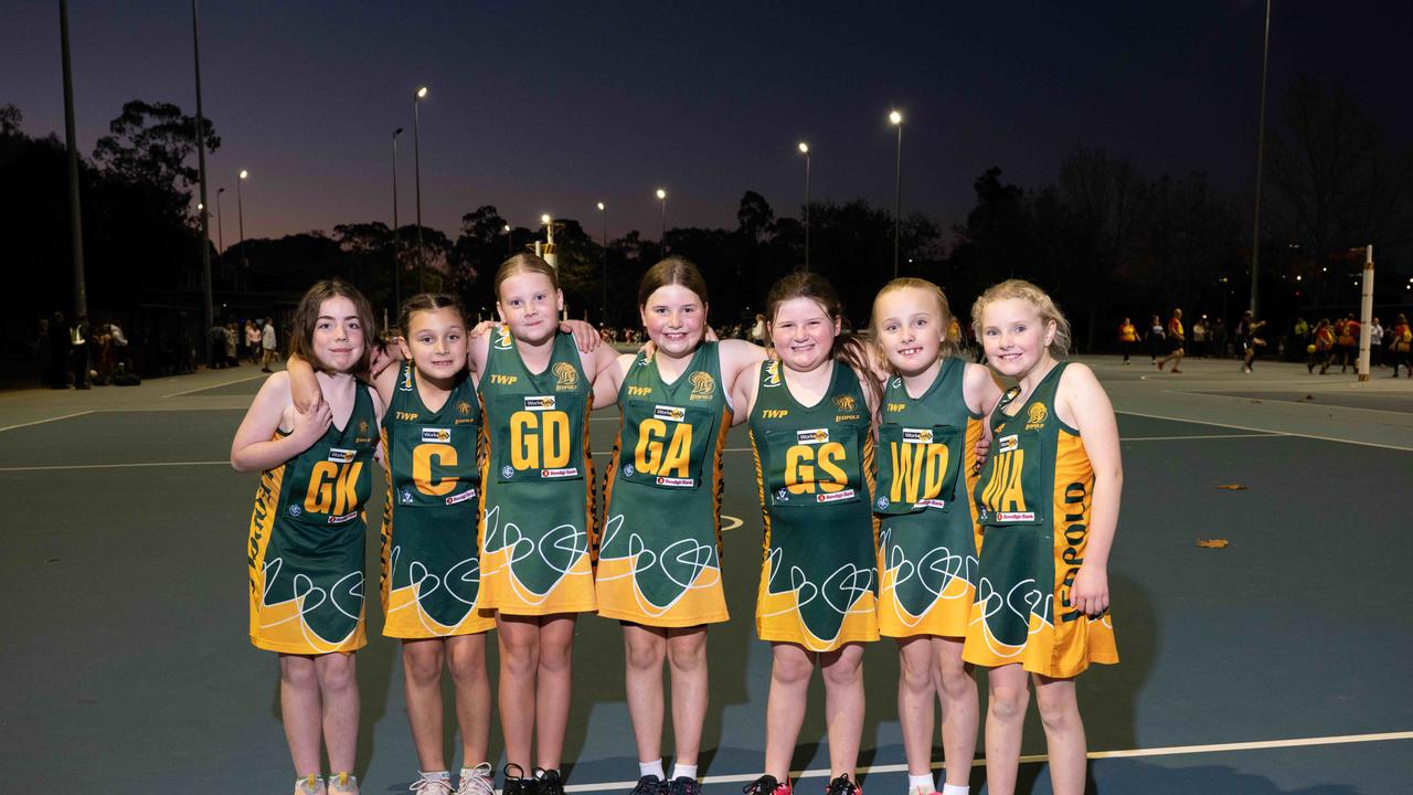 Leopold Roar under-11 netball team.