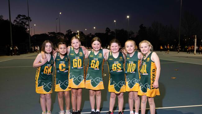 Leopold Roar under-11 netball team.