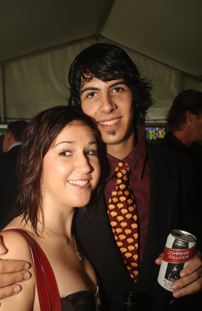 Fred Baker and Ebony Dignan in 2008. Picture: Nicholas Falconer