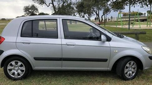 Colleen South's abandoned 2006 Hyundai Gets sedan. Picture: Supplied