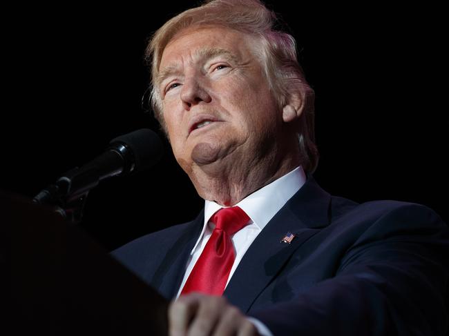 President-elect Donald Trump speaks during a rally at the Orlando Amphitheater at the Central Florida Fairgrounds, Friday, Dec. 16, 2016, in Orlando, Fla. (AP Photo/Evan Vucci)