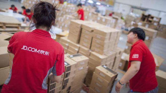 A JD.com warehouse in China.
