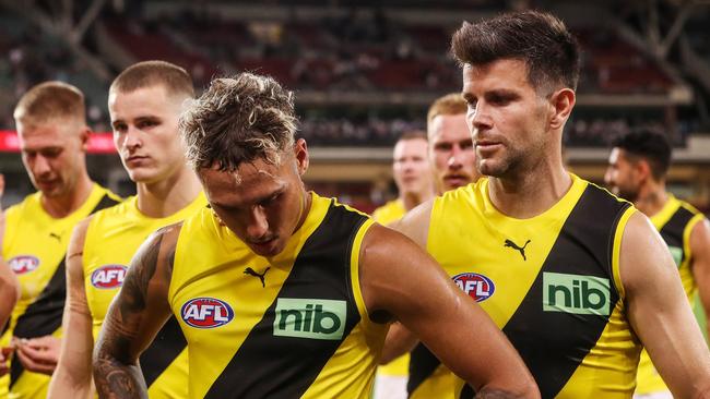 Richmond slumped to another defeat. (Photo by Sarah Reed/AFL Photos via Getty Images)