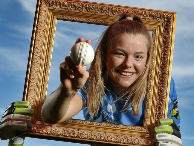 Adelaide Strikers new recruit Eliza Doddridge at Adelaide Oval. Picture Sarah Reed