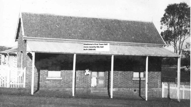 The facade of the building in 1869, compared to 2003. Picture: Paulette Flint.