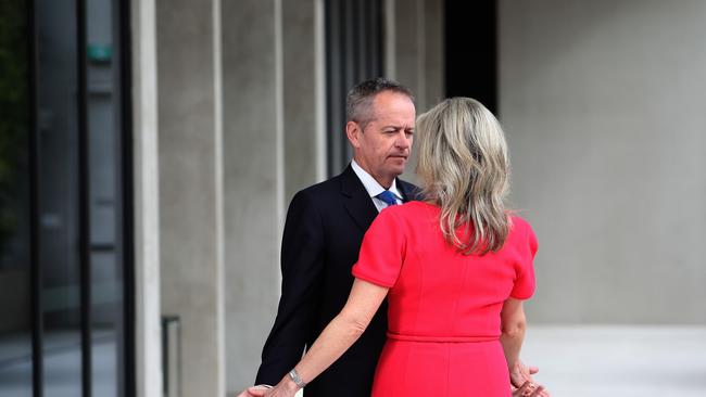 Labor leader Bill Shorten and Chloe in Perth. Picture: Kym Smith