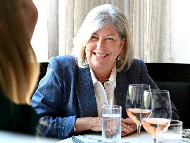 High Steaks with philanthropist Peggy Flannery at Fatcow steak restaurant in Fortitude Valley.Monday May 19, 2025. Picture, John Gass