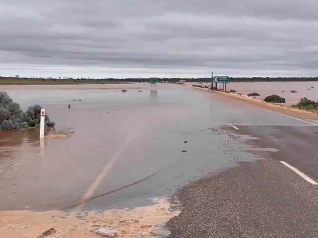 The damage caused to the road that connects the state with the NT is yet to be assessed. Picture: Supplied.