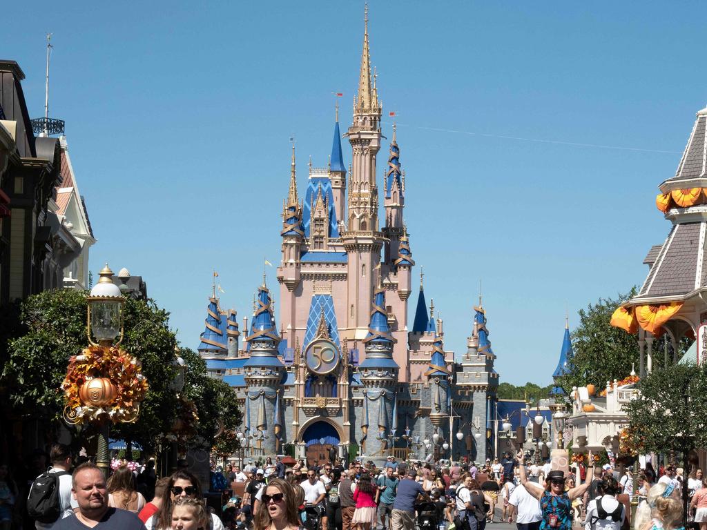 Florida is trying to have more control over the land Walt Disney World is located on. (Photo by Bryan R. Smith / AFP)