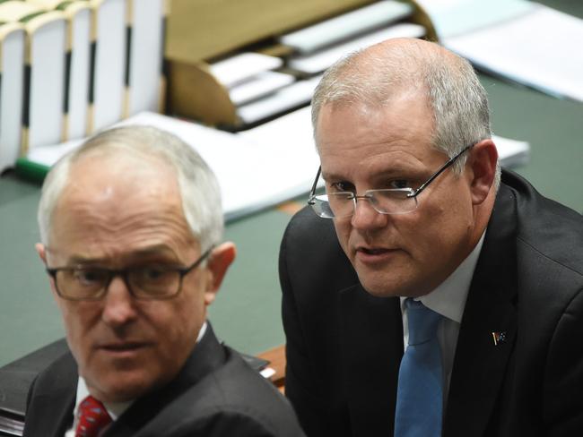 Prime Minister Malcolm Turnbull and Treasurer Scott Morrison have rejected calls to look at negative gearing changes. Picture: Mick Tsikas/AAP