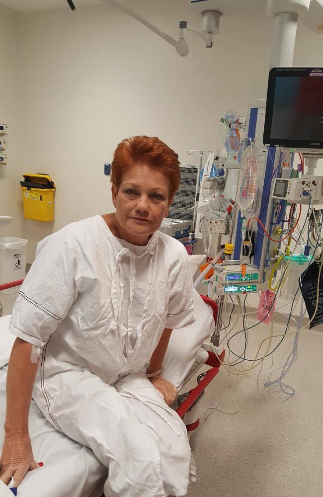 A picture posted to Senator Hanson’s Facebook page today. Picture: Pauline Hanson/Facebook