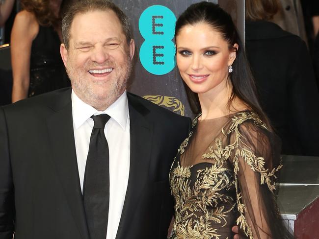 Harvey Weinstein and wife Georgina Chapman. Picture: Images Getty