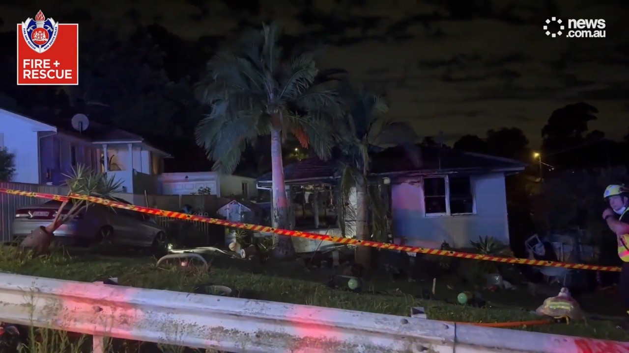 Footage reveals aftermath of horror NSW house fire