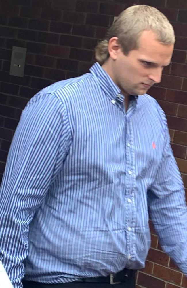 Scott Edward Coleman leaving Noosa Magistrates Court. Picture: NewsWire