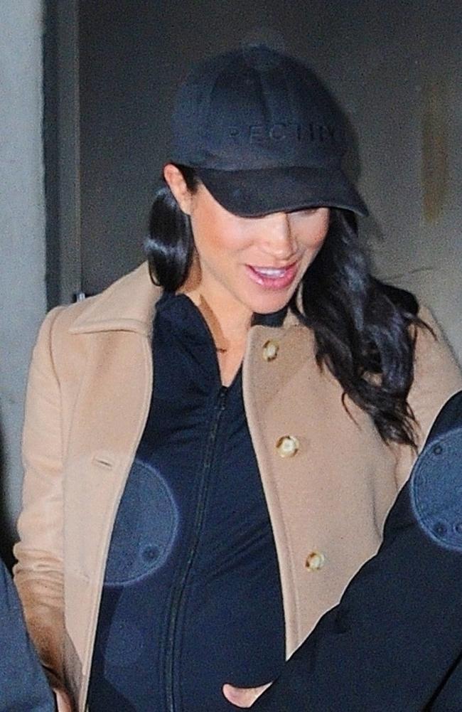 Meghan left for London on an expensive private jet. Picture: Backgrid