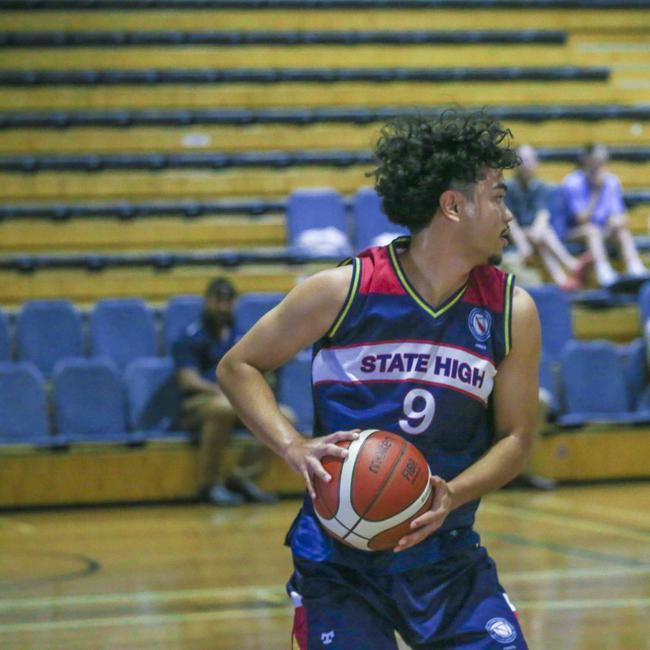 GPS basketball The Southport School v Brisbane State High School at TSS. Picture: Glenn Campbell