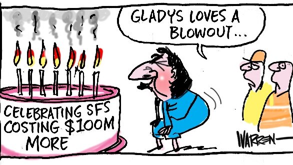 Gladys loves a blowout. Picture: Warren Brown.