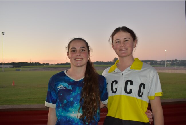 (L to R) Sisters Charlie Andersen, 16, and Shelby Andersen, 18. Picture: Isabella Magee