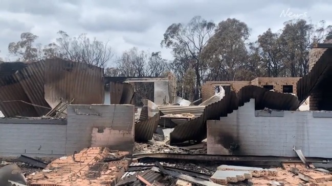 Homes gutted by Balmoral fires