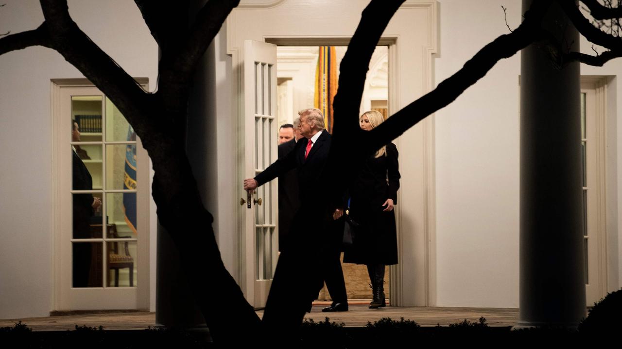 Donald Trump at the White House two nights ago. Picture: Brendan Smialowski/AFP