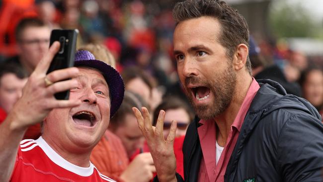 Ryan Reynolds the co-owner of Wrexham. Photo by Matthew Ashton - AMA/Getty Images.