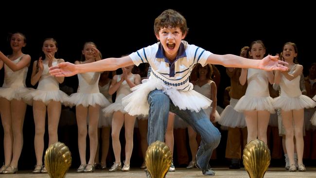 On stage in Billy Elliot The Musical in 2010