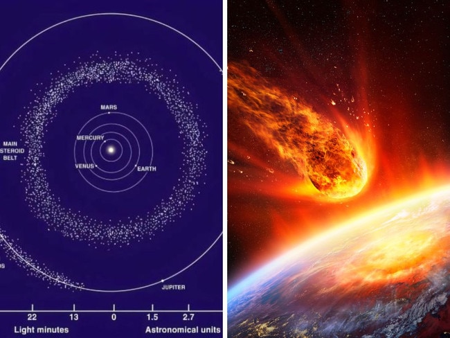 3 Asteroids hurtling towards earth
