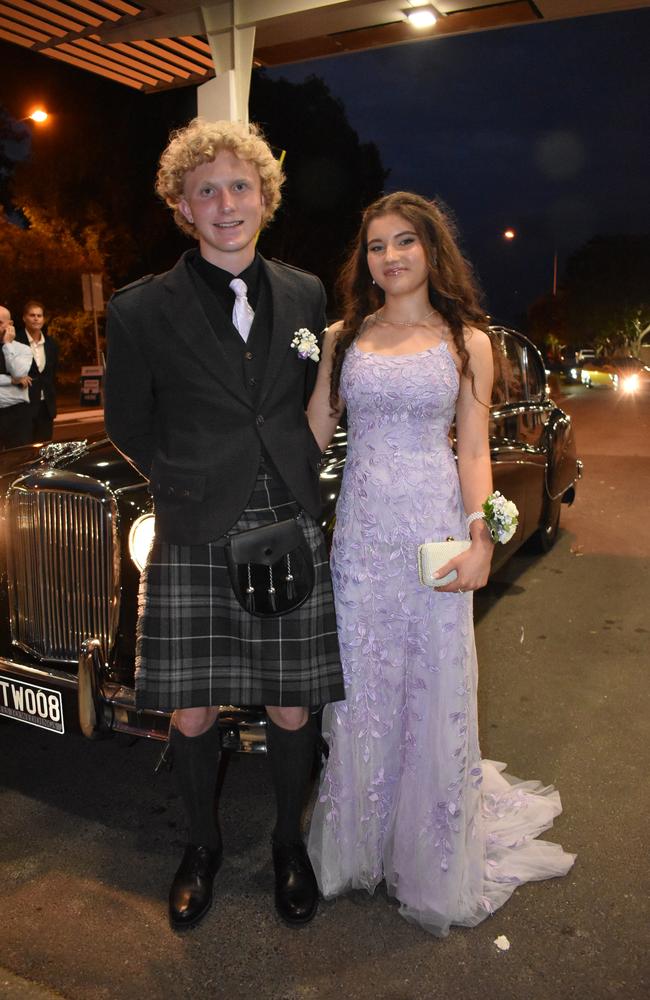 Students at the 2024 Nambour Christian College formal.