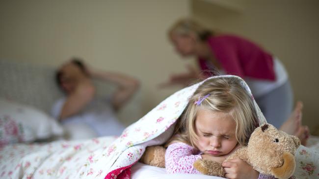 The University of Queensland’s Kim Halford suggests that perhaps three-quarters of a million children witness both parents engaged in domestic violence.