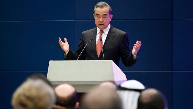 Chinese Foreign Minister Wang Yi. Picture: AFP