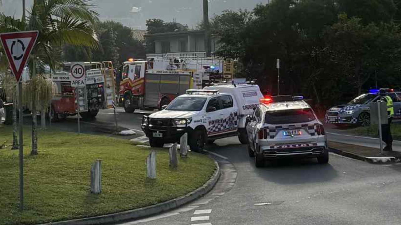 Car fire erupts, spreads to nearby unit block