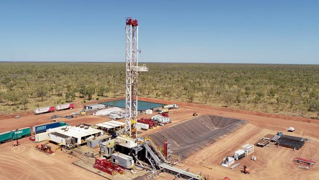 A main player in $36bn worth of projects still in regulatory approvals is fracking in the Beetaloo Basin, although the government has recently greenlit the project. Picture: Supplied