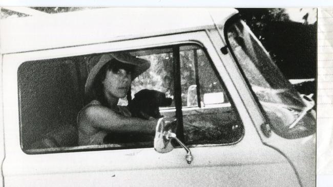 Lesley Larkin was often seen with her dog driving a Kombi van through Noosa.