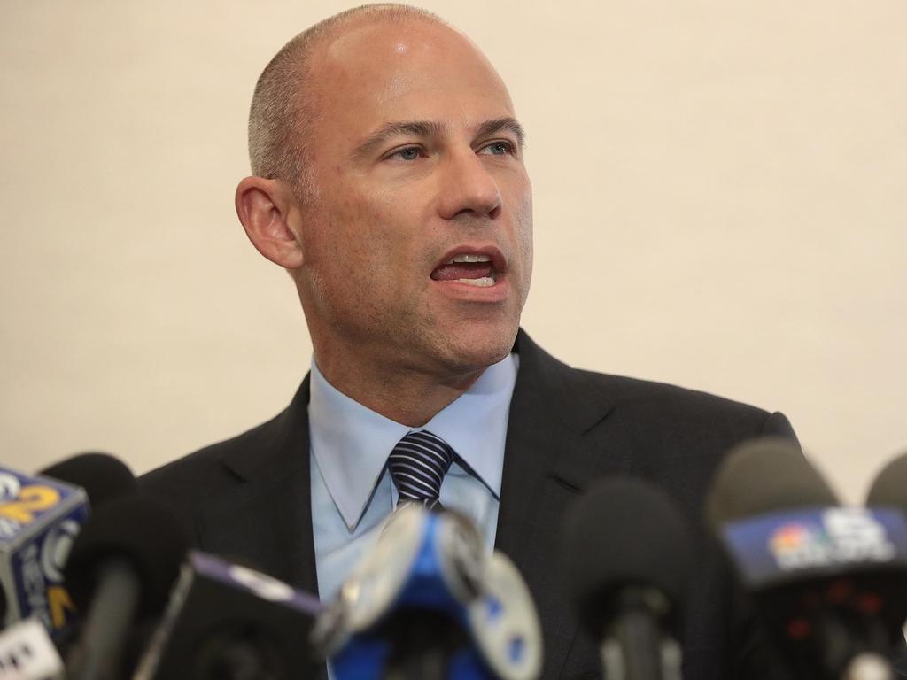 Lawyer Michael Avenatti said on Twitter he will hold a press conference revealing a “major scandal’ at Nike. One hour after that tweet he was arrested. Picture: Getty Images/AFP