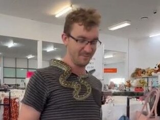 Snake enthusiast, Youknowthatoneguywho on TikTok. Picture: Supplied